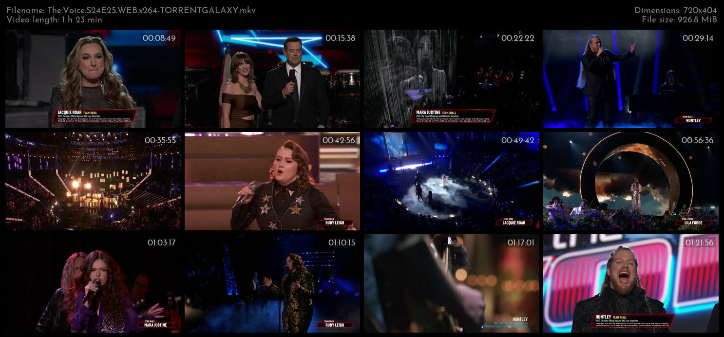 The Voice S24E25 WEB x264 TORRENTGALAXY