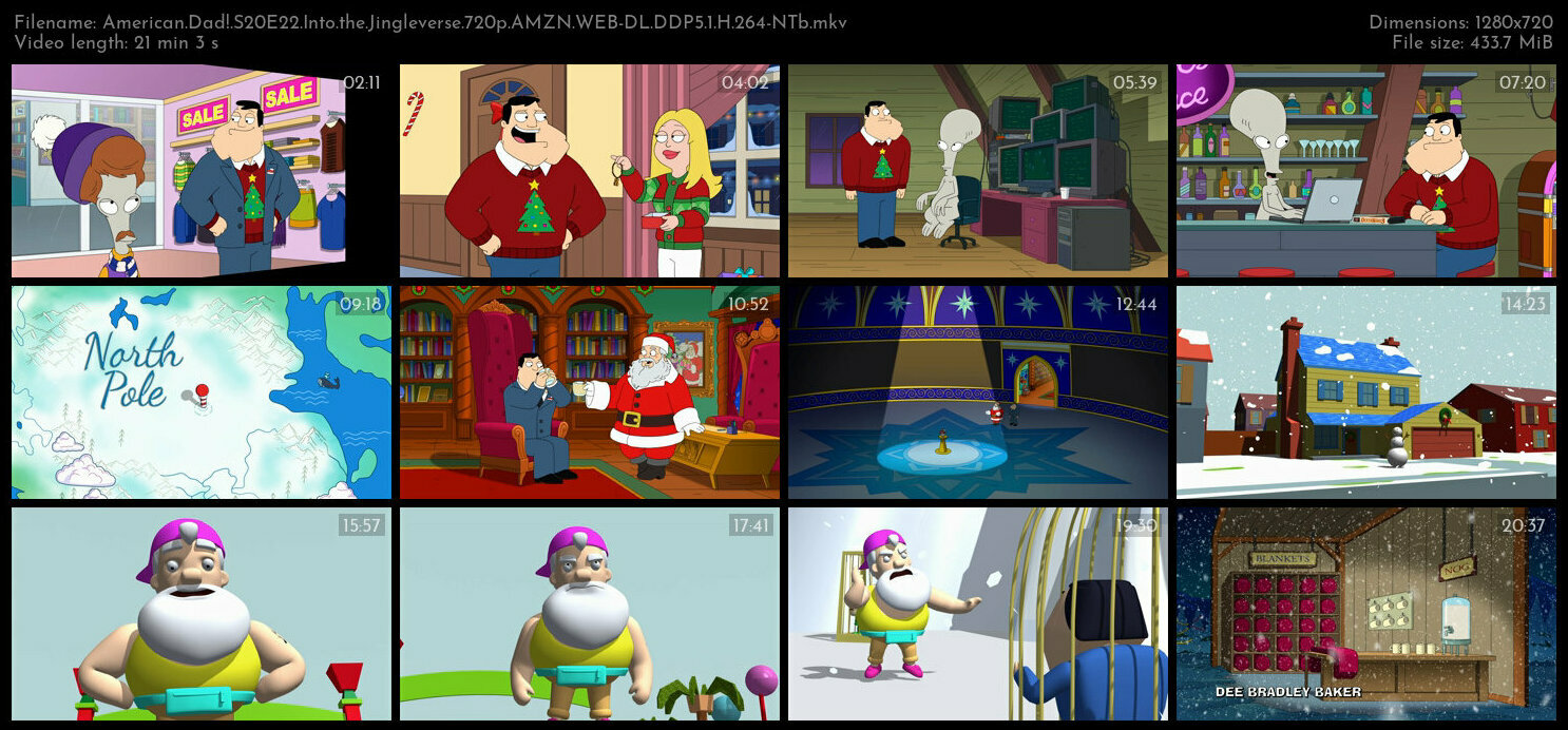 American Dad S20E22 Into the Jingleverse 720p AMZN WEB DL DDP5 1 H 264 NTb TGx