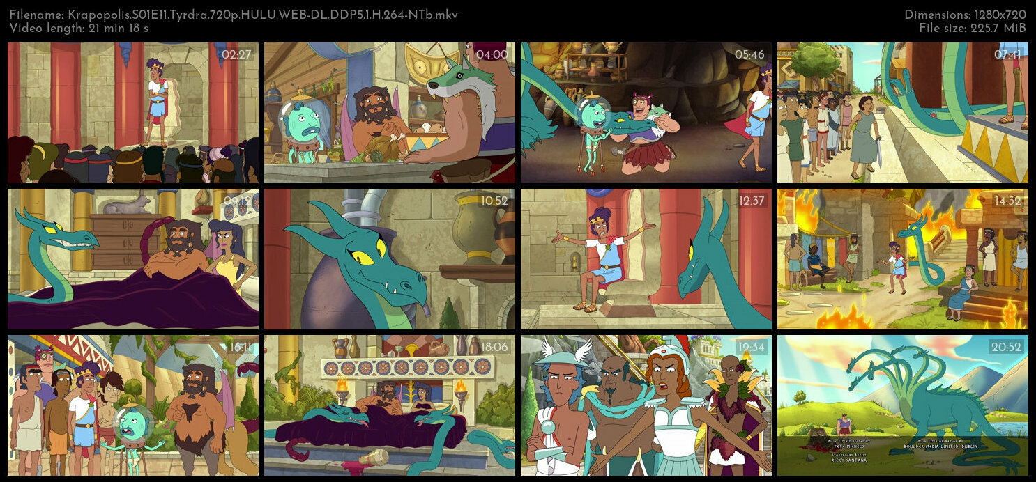 Krapopolis S01E11 Tyrdra 720p HULU WEB DL DDP5 1 H 264 NTb TGx