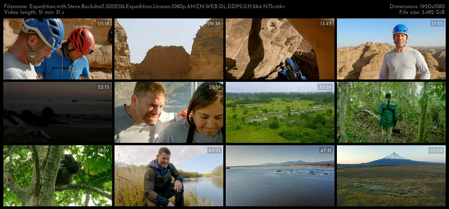 Expedition with Steve Backshall S02E06 Expedition Unseen 1080p AMZN WEB DL DDP2 0 H 264 NTb TGx