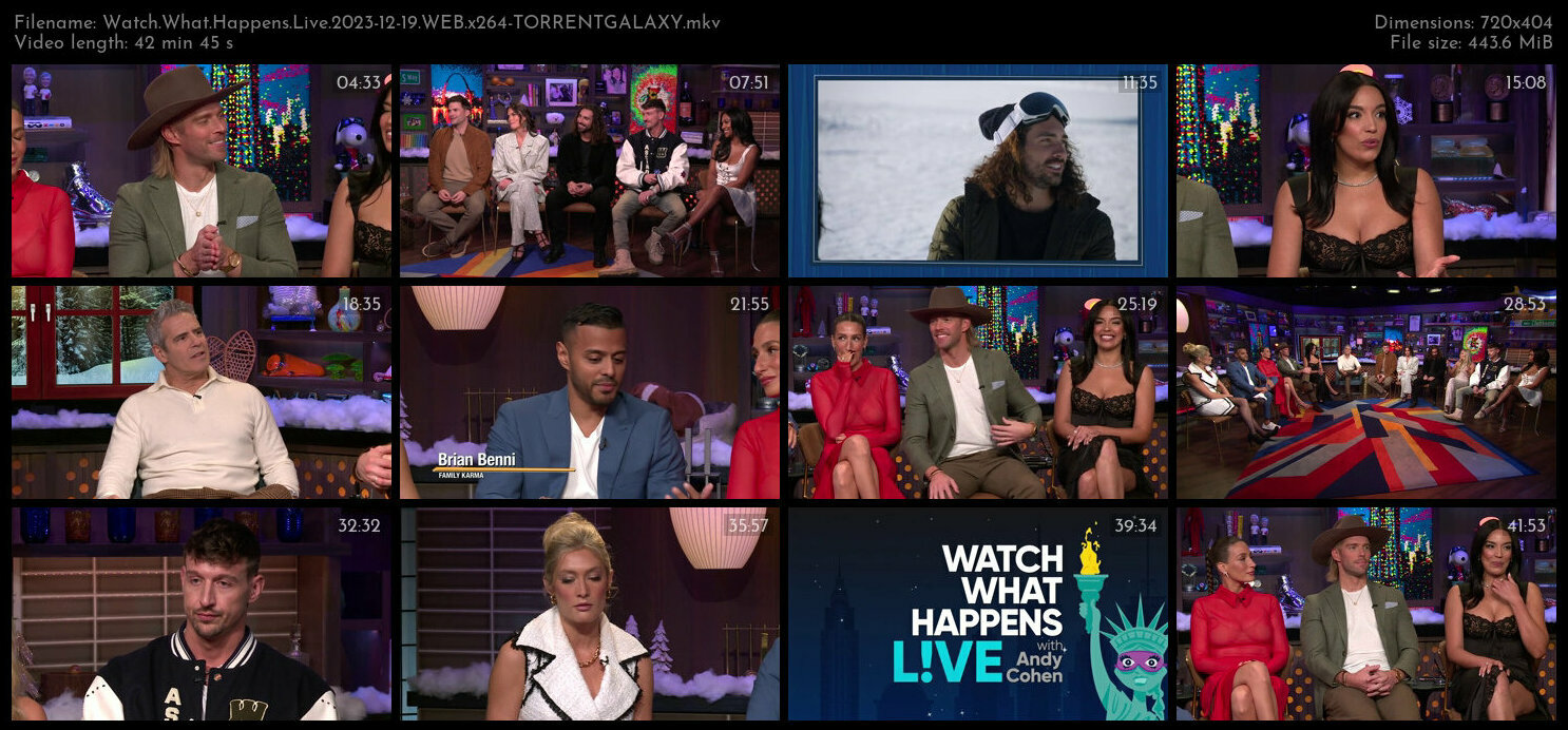 Watch What Happens Live 2023 12 19 WEB x264 TORRENTGALAXY