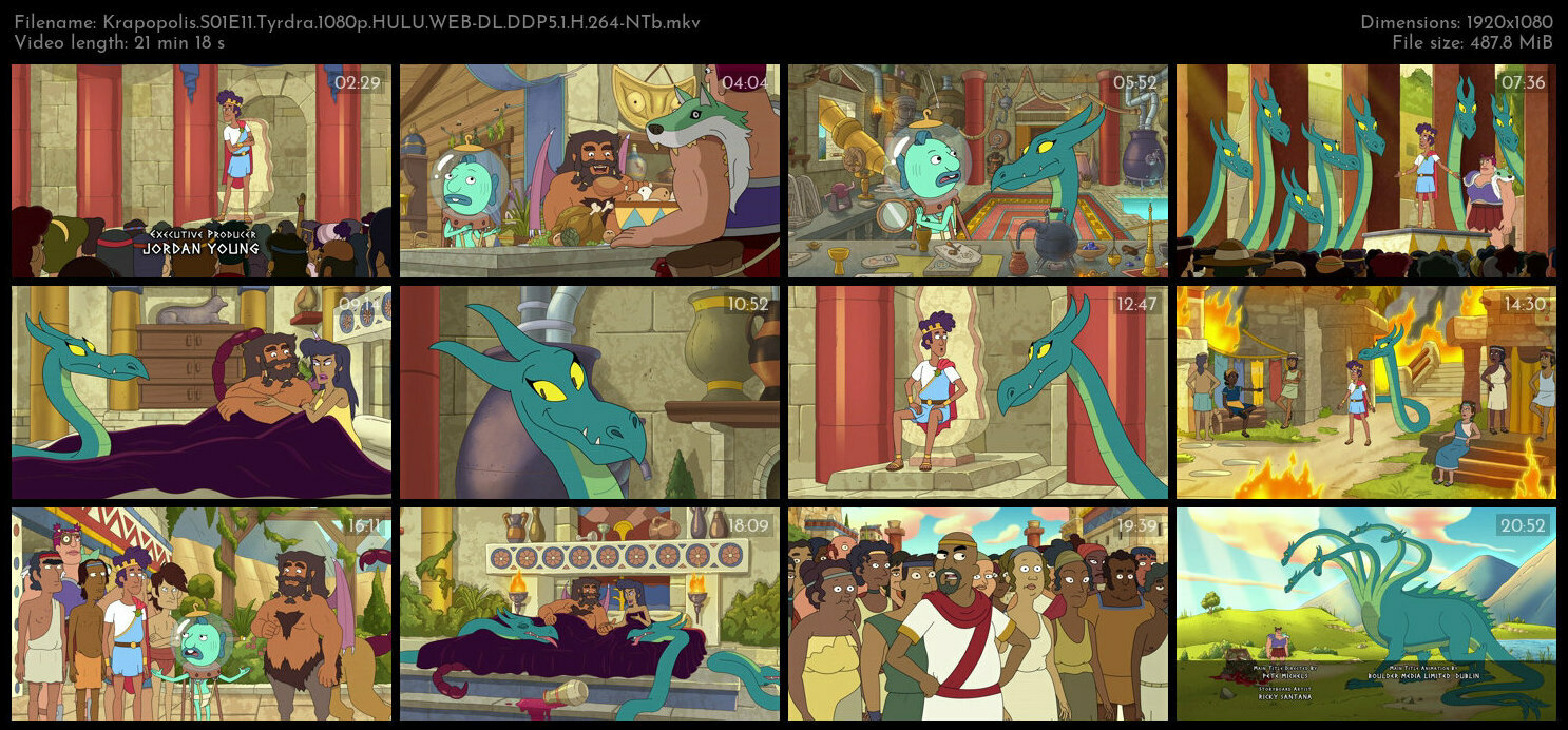 Krapopolis S01E11 Tyrdra 1080p HULU WEB DL DDP5 1 H 264 NTb TGx