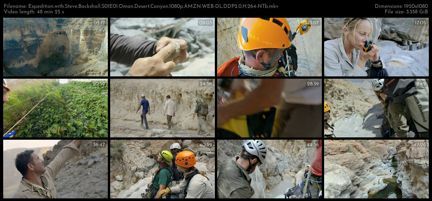 Expedition with Steve Backshall S01E01 Oman Desert Canyon 1080p AMZN WEB DL DDP2 0 H 264 NTb TGx