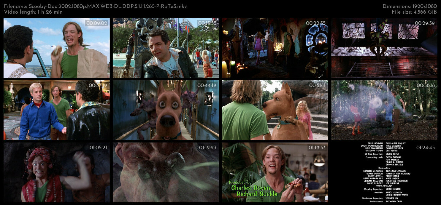 Scooby Doo 2002 1080p MAX WEB DL DDP 5 1 H 265 PiRaTeS TGx