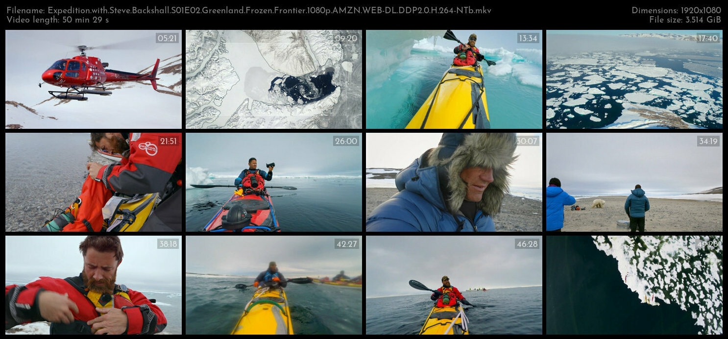 Expedition with Steve Backshall S01E02 Greenland Frozen Frontier 1080p AMZN WEB DL DDP2 0 H 264 NTb