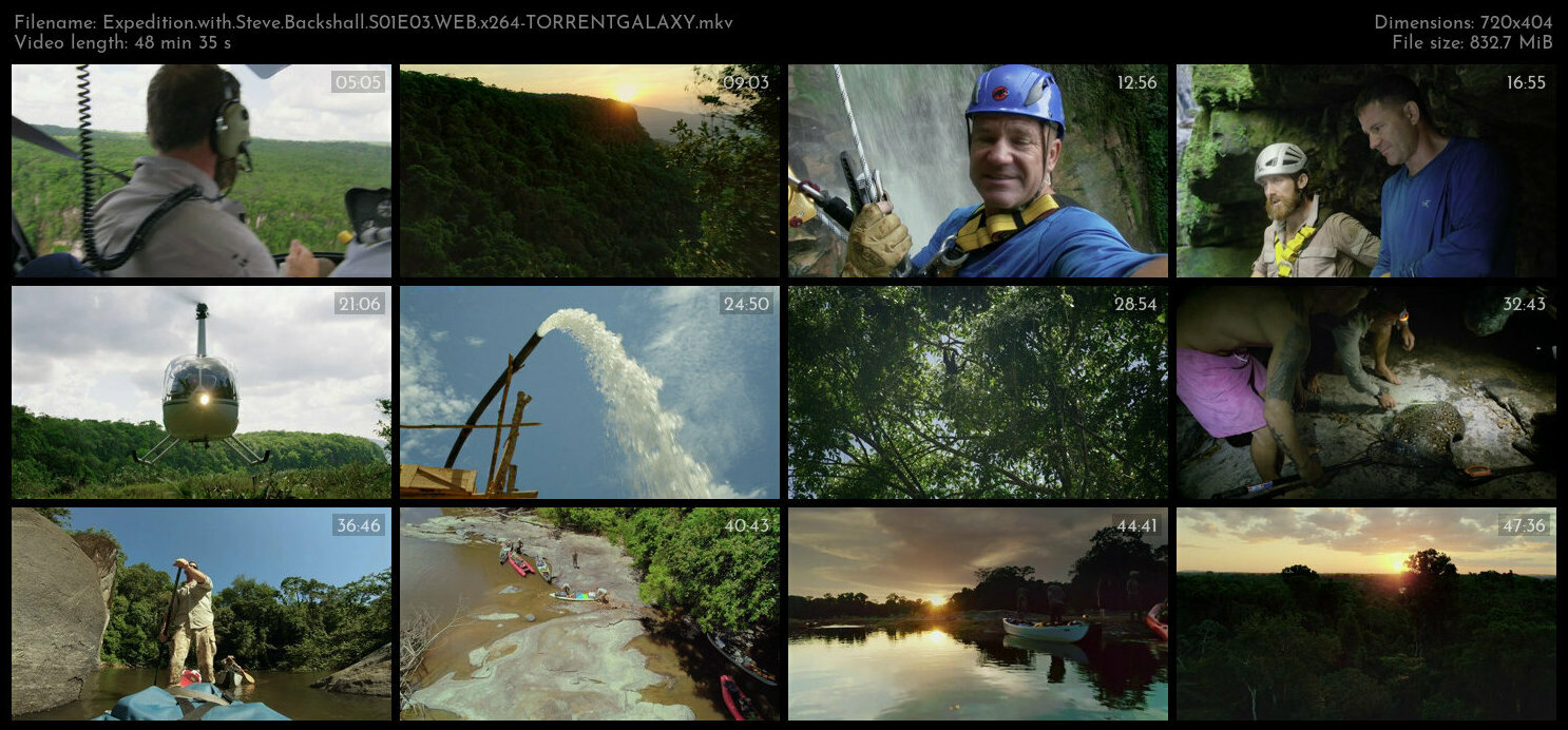 Expedition with Steve Backshall S01E03 WEB x264 TORRENTGALAXY