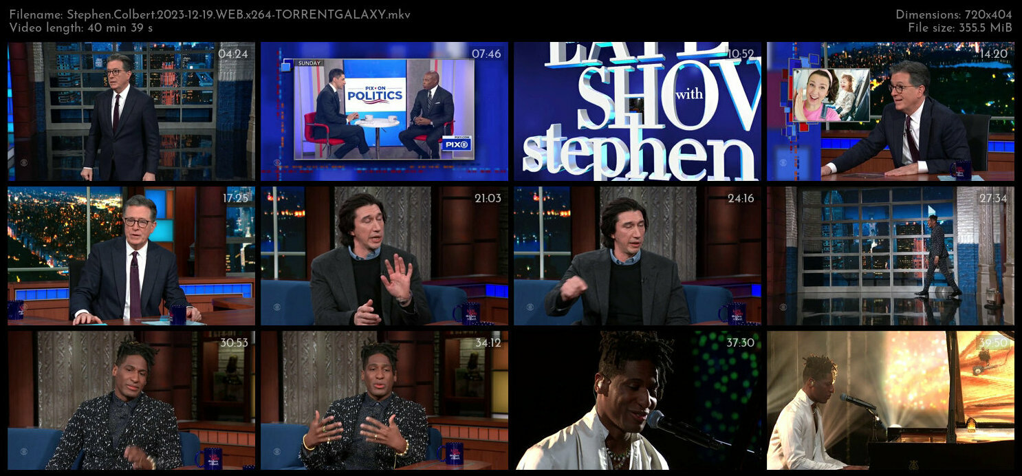 Stephen Colbert 2023 12 19 WEB x264 TORRENTGALAXY