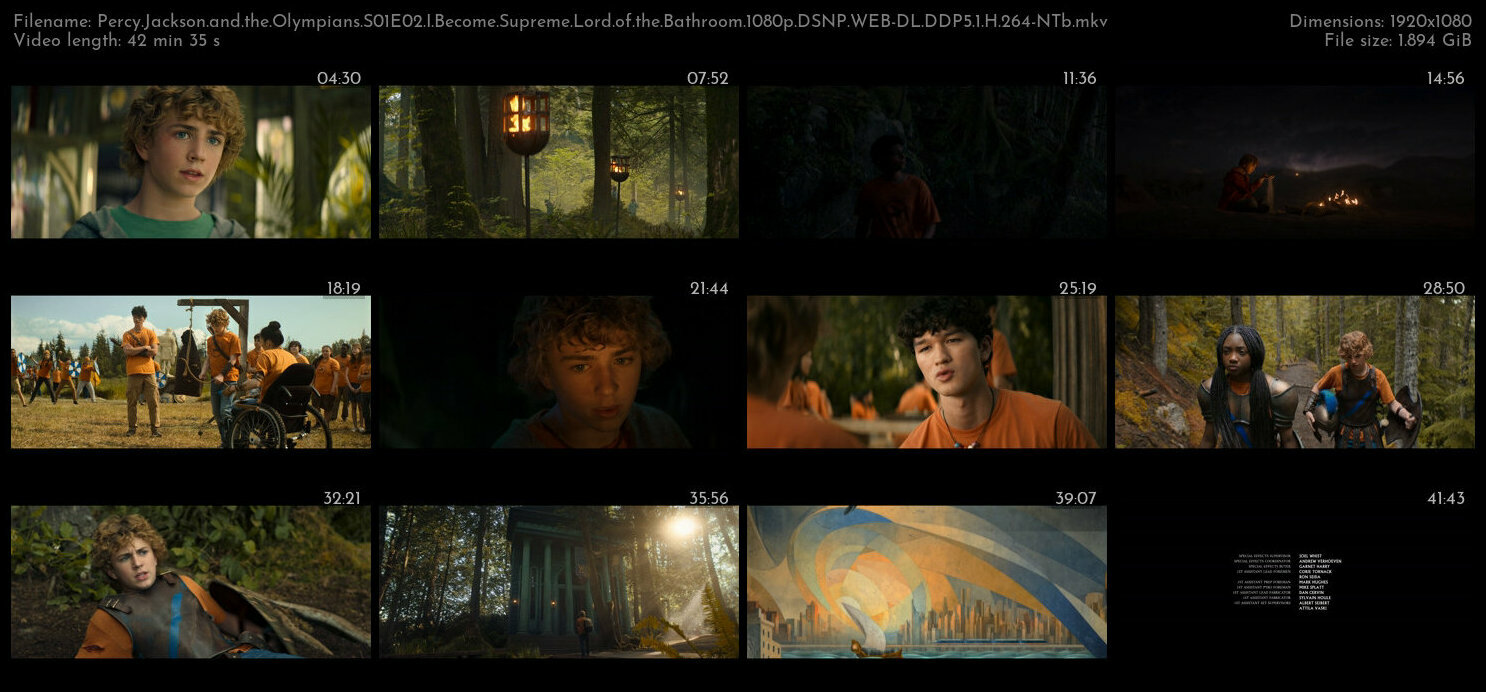 Percy Jackson and the Olympians S01E02 I Become Supreme Lord of the Bathroom 1080p DSNP WEB DL DDP5