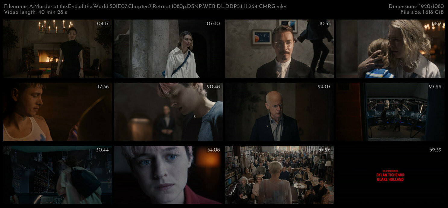 A Murder at the End of the World S01E07 Chapter 7 Retreat 1080p DSNP WEB DL DDP5 1 H 264 CMRG TGx