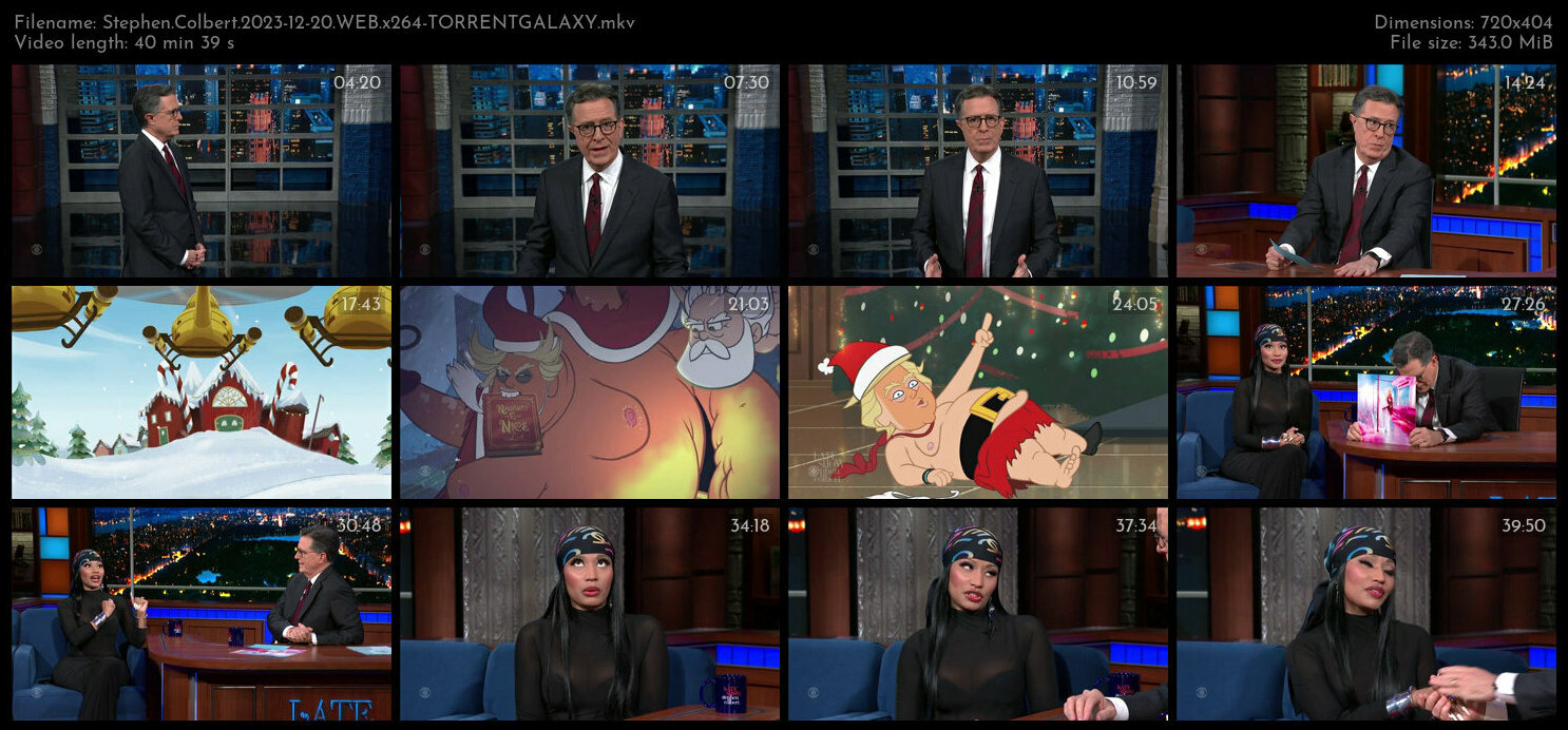 Stephen Colbert 2023 12 20 WEB x264 TORRENTGALAXY