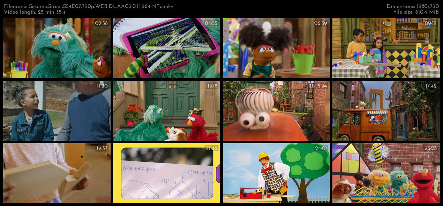 Sesame Street S54E07 720p WEB DL AAC2 0 H 264 NTb TGx