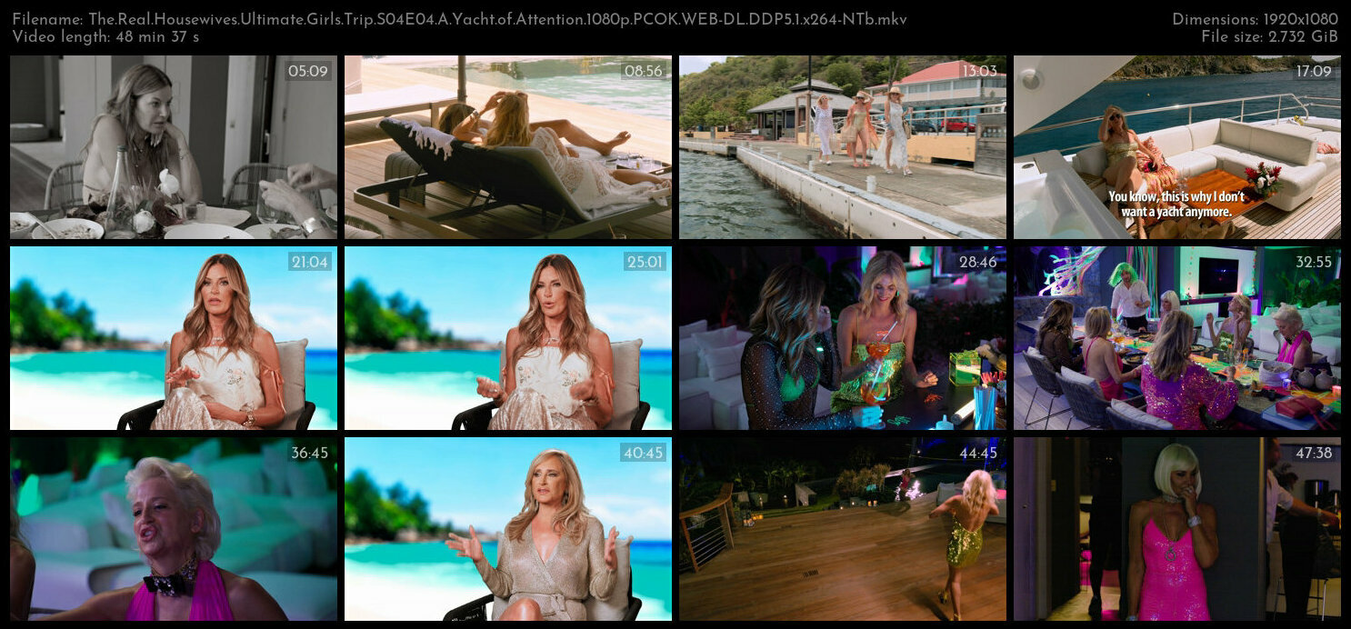 The Real Housewives Ultimate Girls Trip S04E04 A Yacht of Attention 1080p PCOK WEB DL DDP5 1 x264 NT