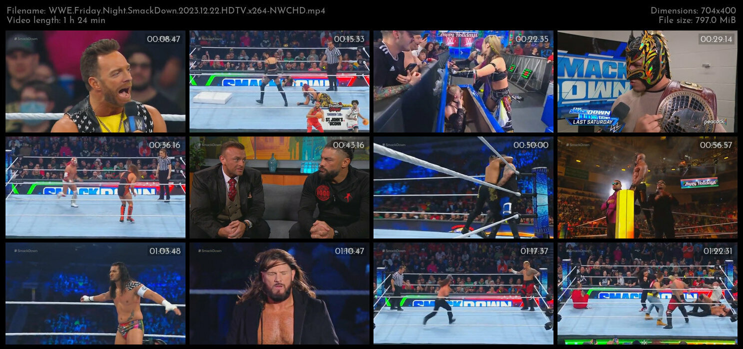 WWE Friday Night SmackDown 2023 12 22 HDTV x264 NWCHD TGx
