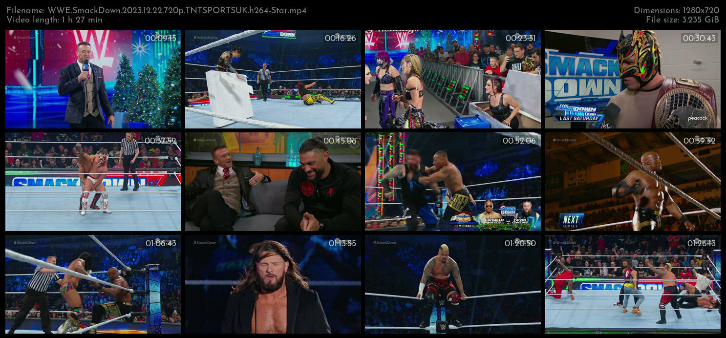 WWE SmackDown 2023 12 22 720p TNTSPORTSUK h264 Star TGx