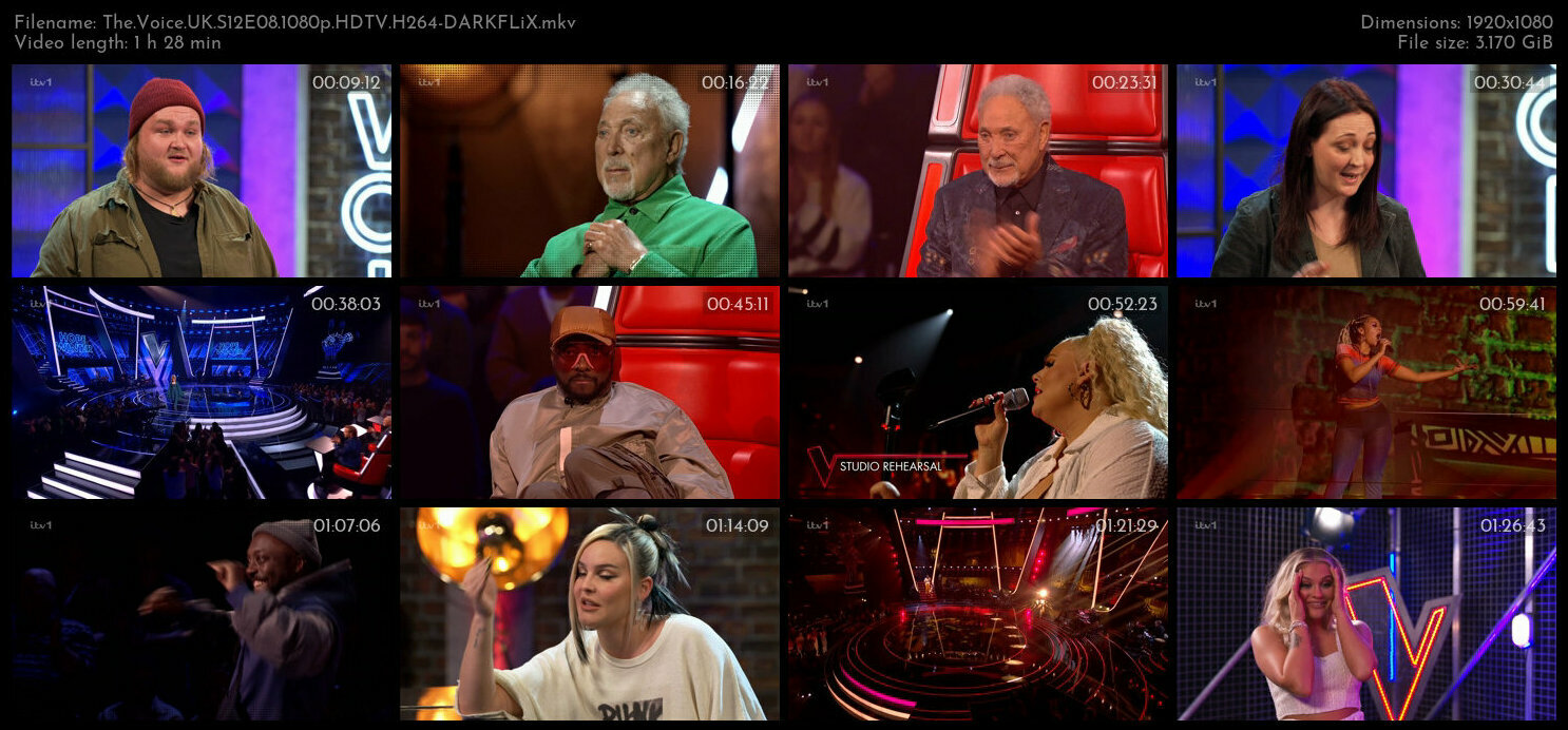 The Voice UK S12E08 1080p HDTV H264 DARKFLiX TGx