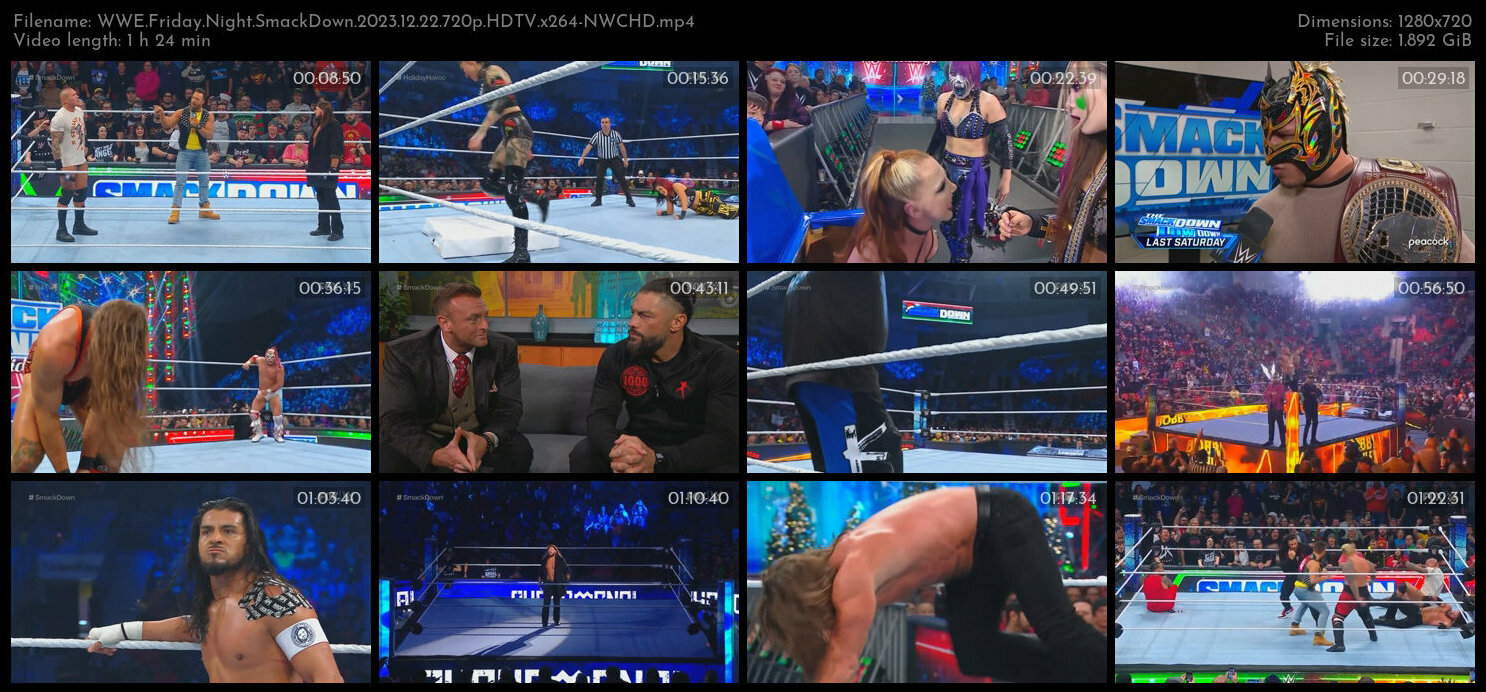 WWE Friday Night SmackDown 2023 12 22 720p HDTV x264 NWCHD TGx