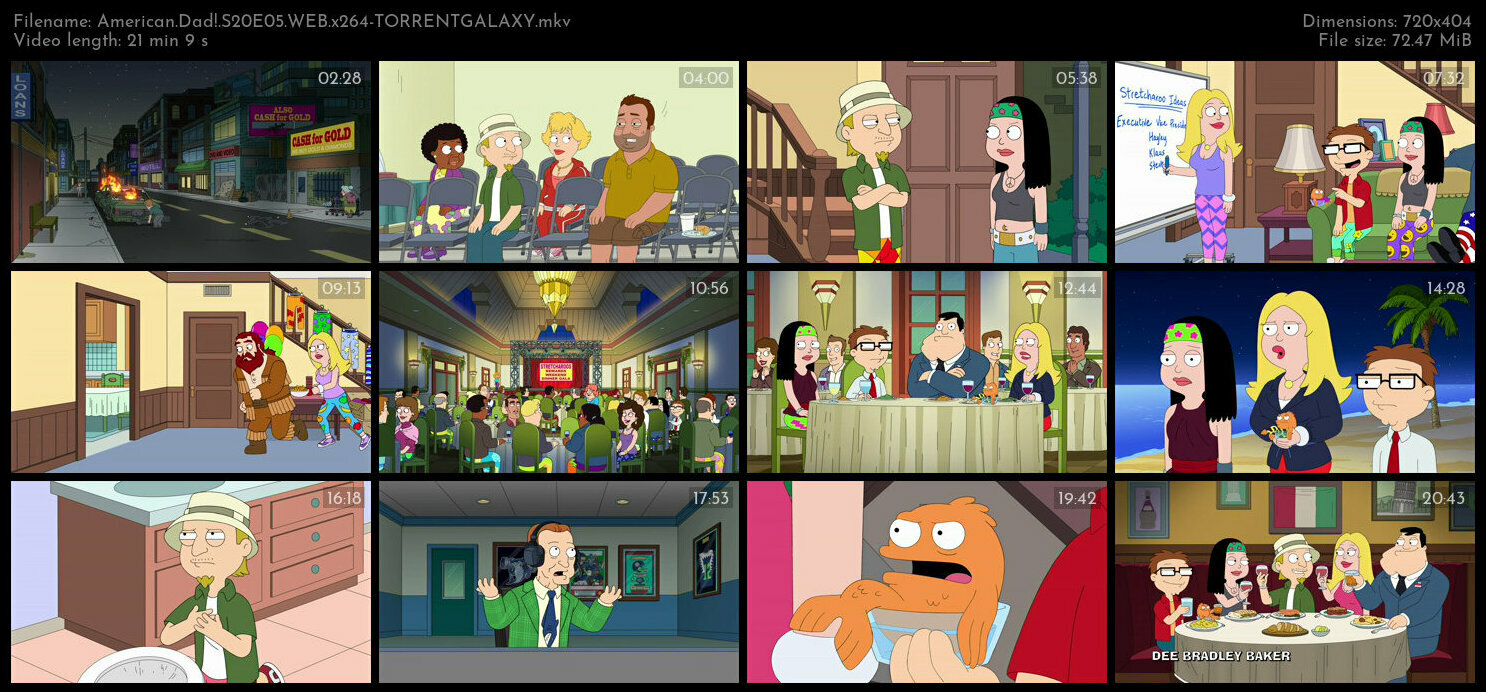 American Dad S20E05 WEB x264 TORRENTGALAXY