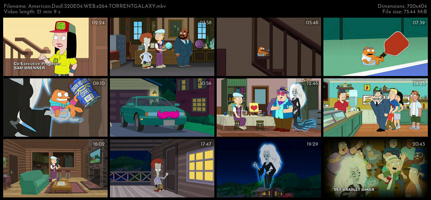 American Dad S20E04 WEB x264 TORRENTGALAXY