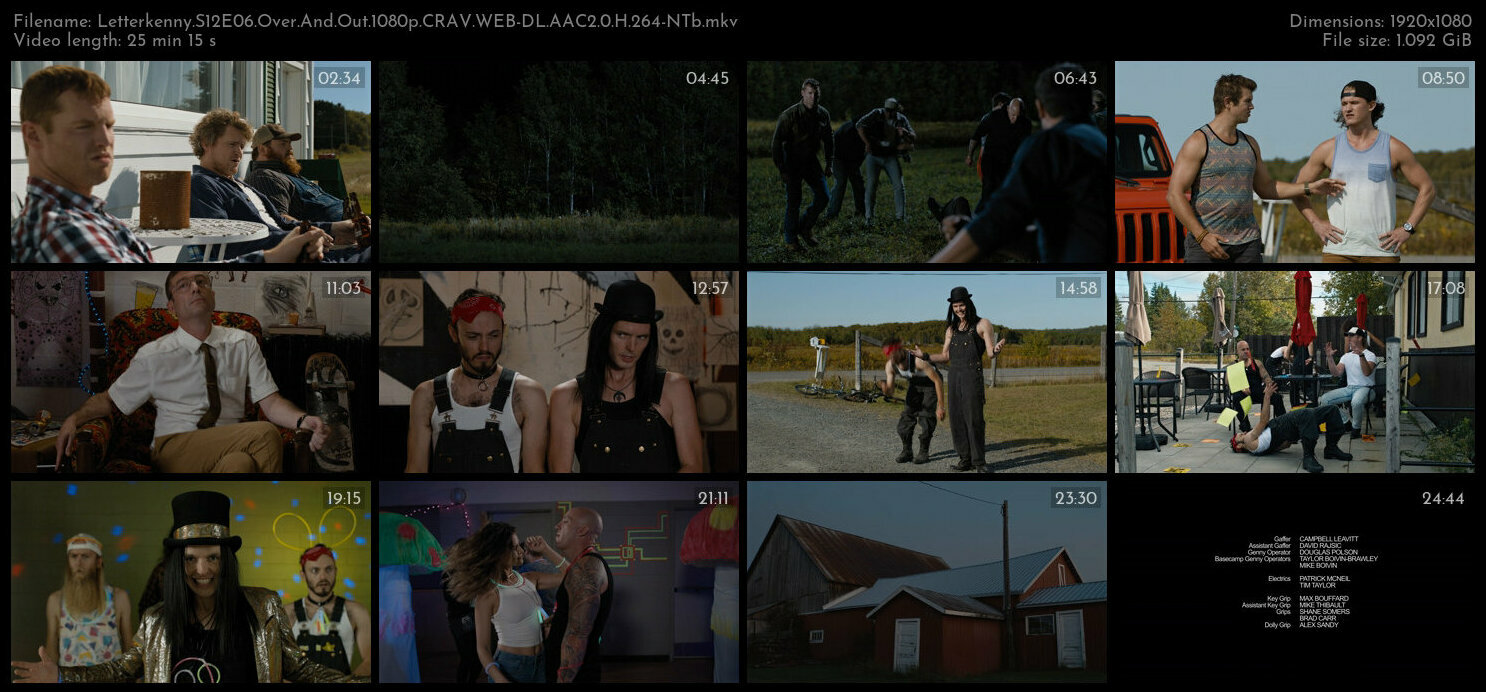 Letterkenny S12E06 Over And Out 1080p CRAV WEB DL AAC2 0 H 264 NTb TGx