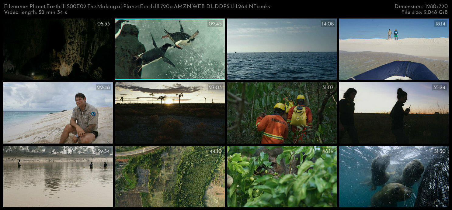 Planet Earth III S00E02 The Making of Planet Earth III 720p AMZN WEB DL DDP5 1 H 264 NTb TGx