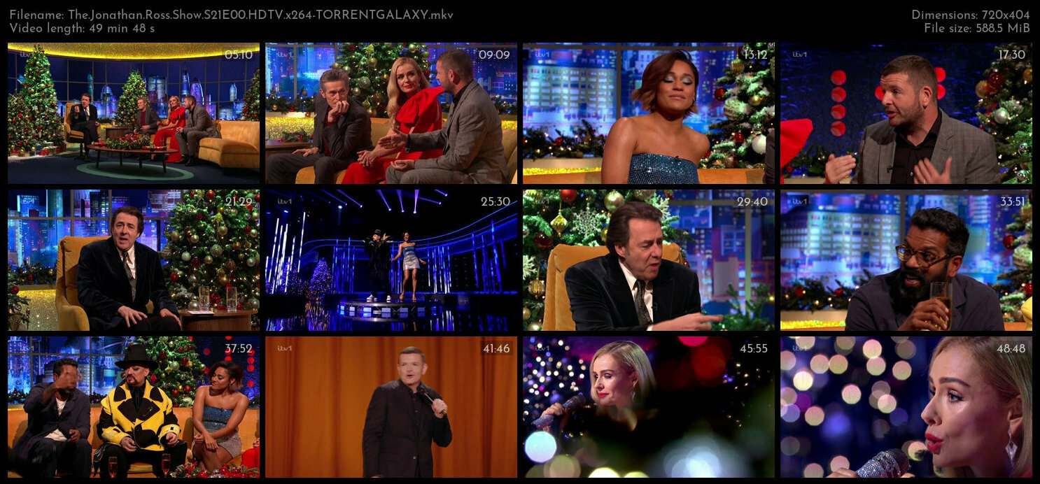 The Jonathan Ross Show S21E00 HDTV x264 TORRENTGALAXY