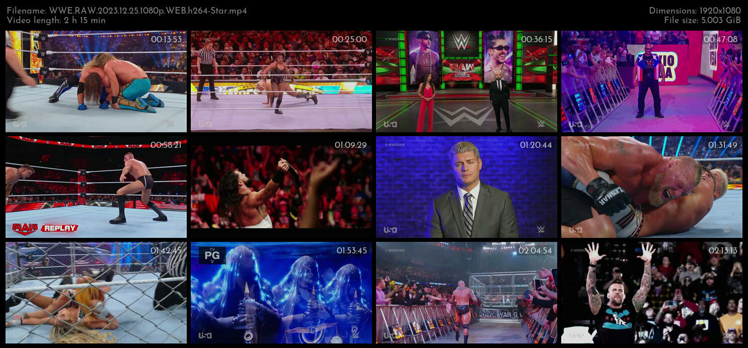 WWE RAW 2023 12 25 1080p WEB h264 Star TGx
