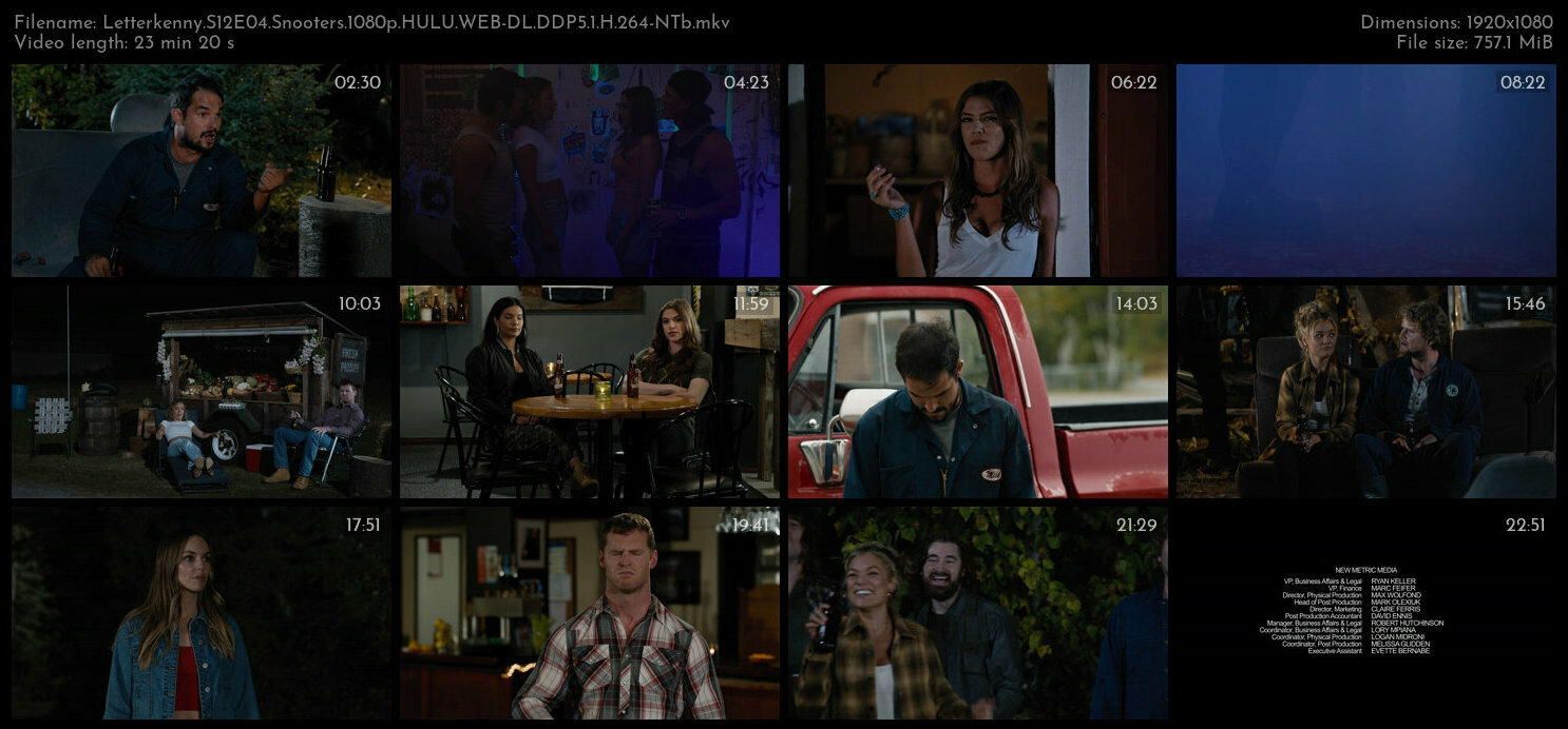 Letterkenny S12E04 Snooters 1080p HULU WEB DL DDP5 1 H 264 NTb TGx