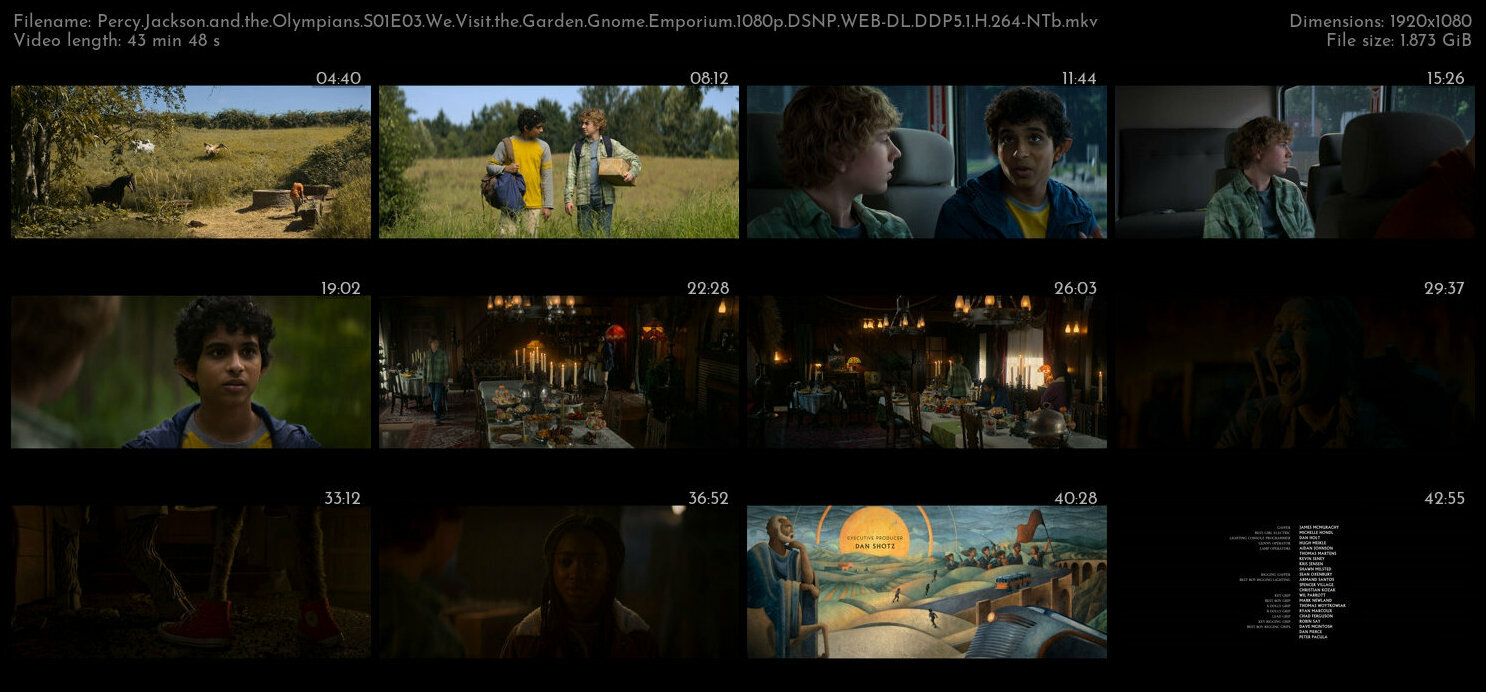 Percy Jackson and the Olympians S01E03 We Visit the Garden Gnome Emporium 1080p DSNP WEB DL DDP5 1 H