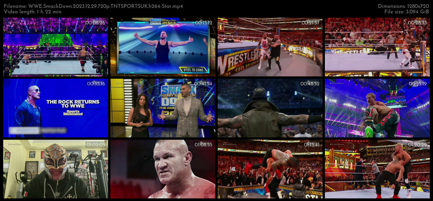 WWE SmackDown 2023 12 29 720p TNTSPORTSUK h264 Star TGx