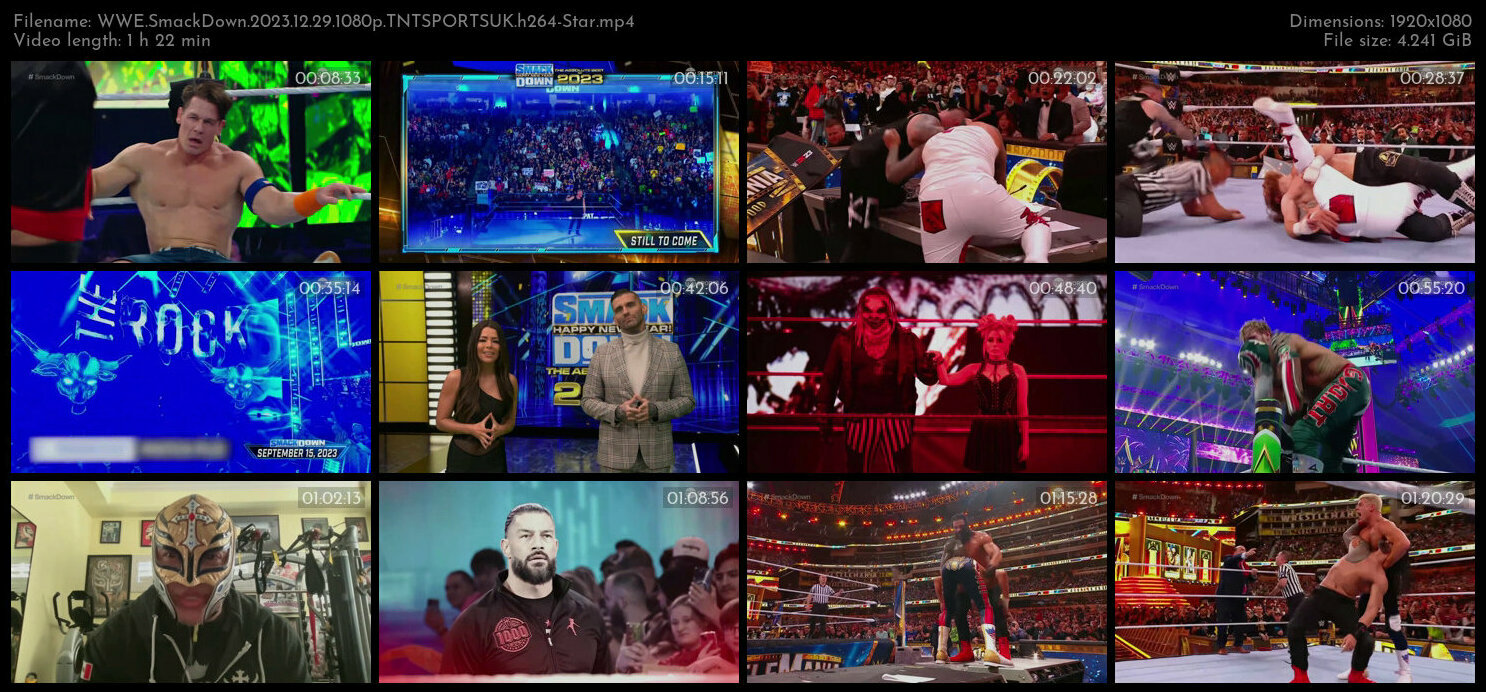 WWE SmackDown 2023 12 29 1080p TNTSPORTSUK h264 Star TGx