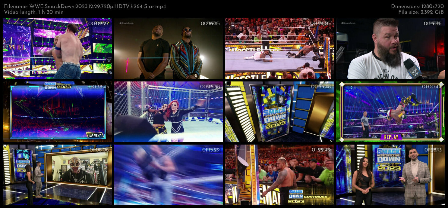 WWE SmackDown 2023 12 29 720p HDTV h264 Star TGx