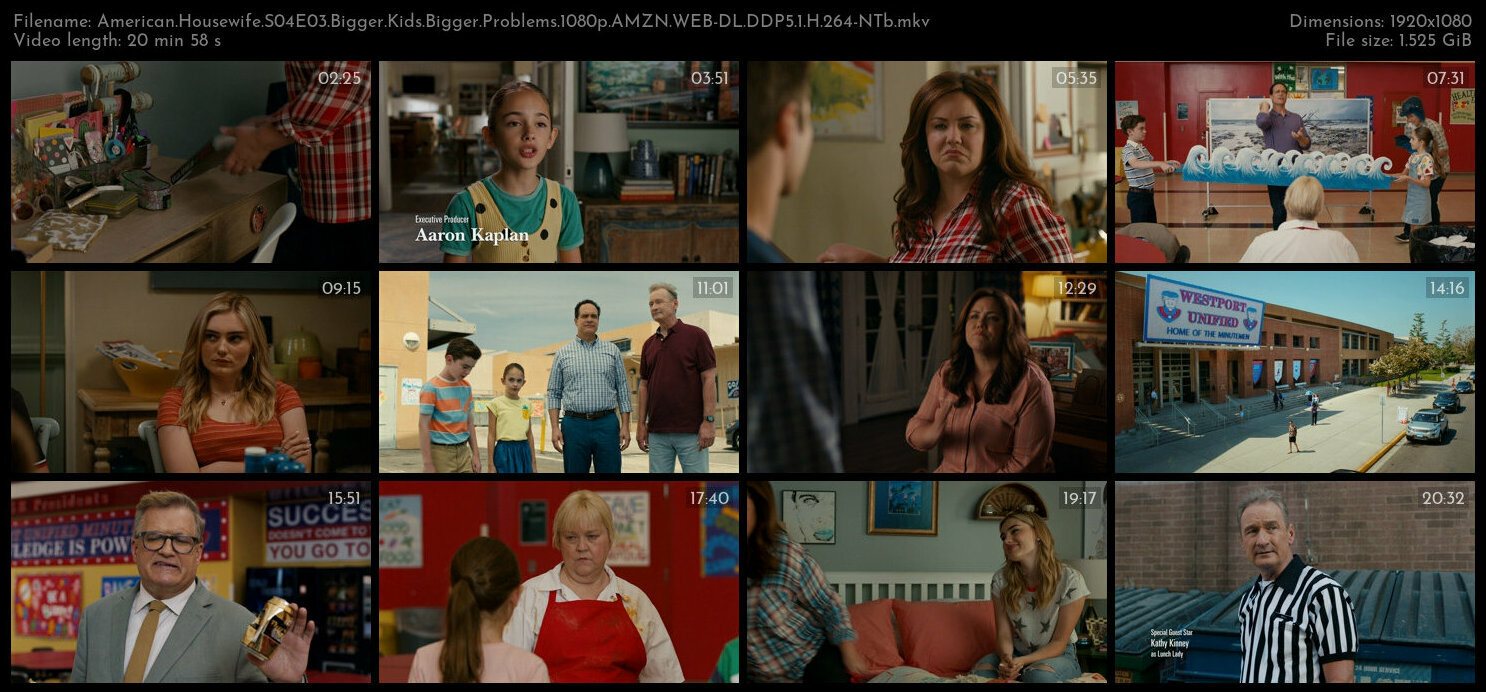 American Housewife S04E03 Bigger Kids Bigger Problems 1080p AMZN WEB DL DDP5 1 H 264 NTb TGx