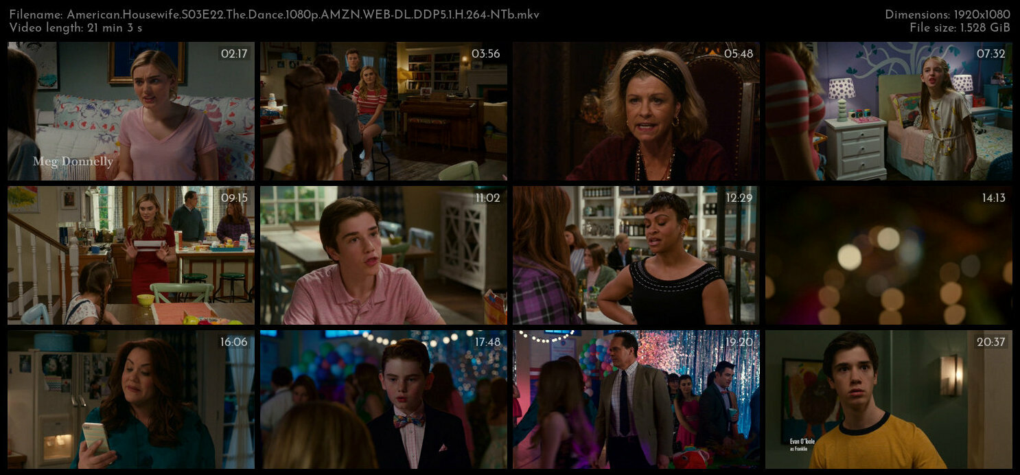 American Housewife S03E22 The Dance 1080p AMZN WEB DL DDP5 1 H 264 NTb TGx
