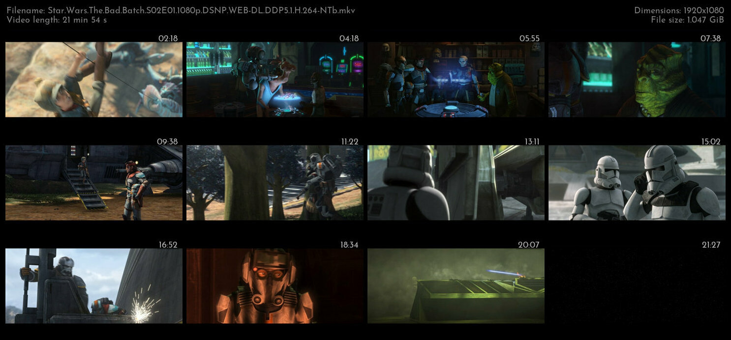 Star Wars The Bad Batch S02E01 1080p DSNP WEB DL DDP5 1 H 264 NTb TGx