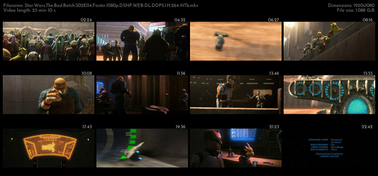 Star Wars The Bad Batch S02E04 Faster 1080p DSNP WEB DL DDP5 1 H 264 NTb TGx