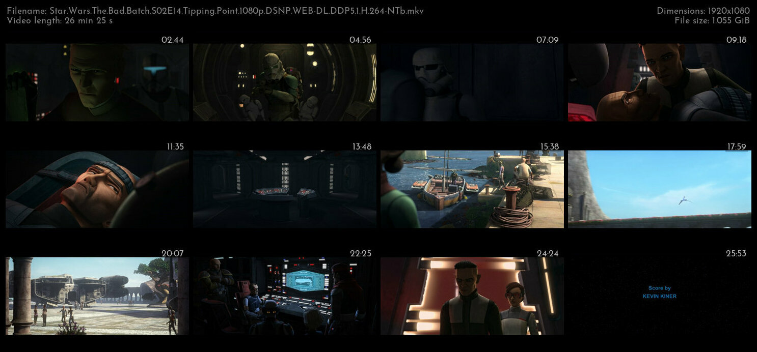 Star Wars The Bad Batch S02E14 Tipping Point 1080p DSNP WEB DL DDP5 1 H 264 NTb TGx