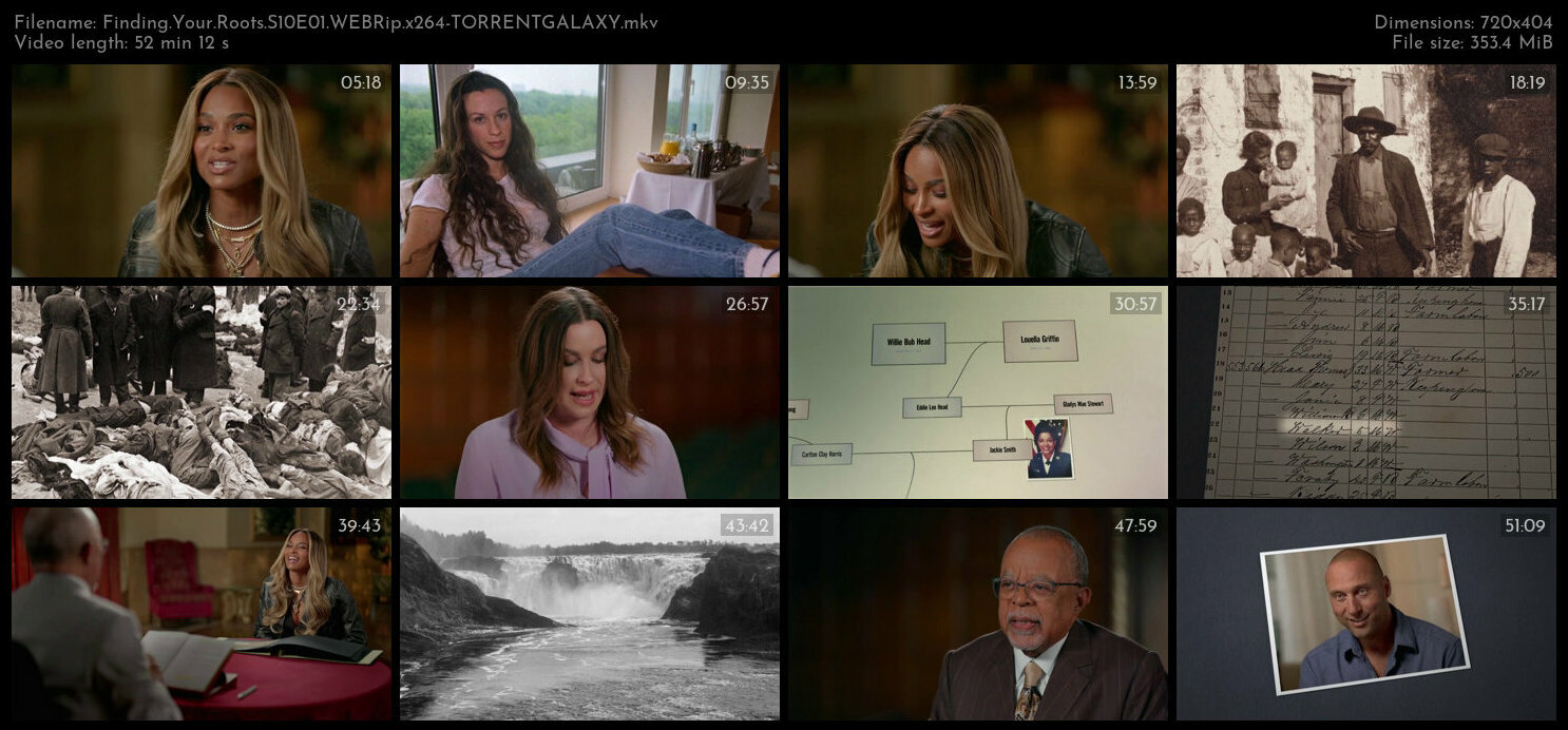 Finding Your Roots S10E01 WEBRip x264 TORRENTGALAXY