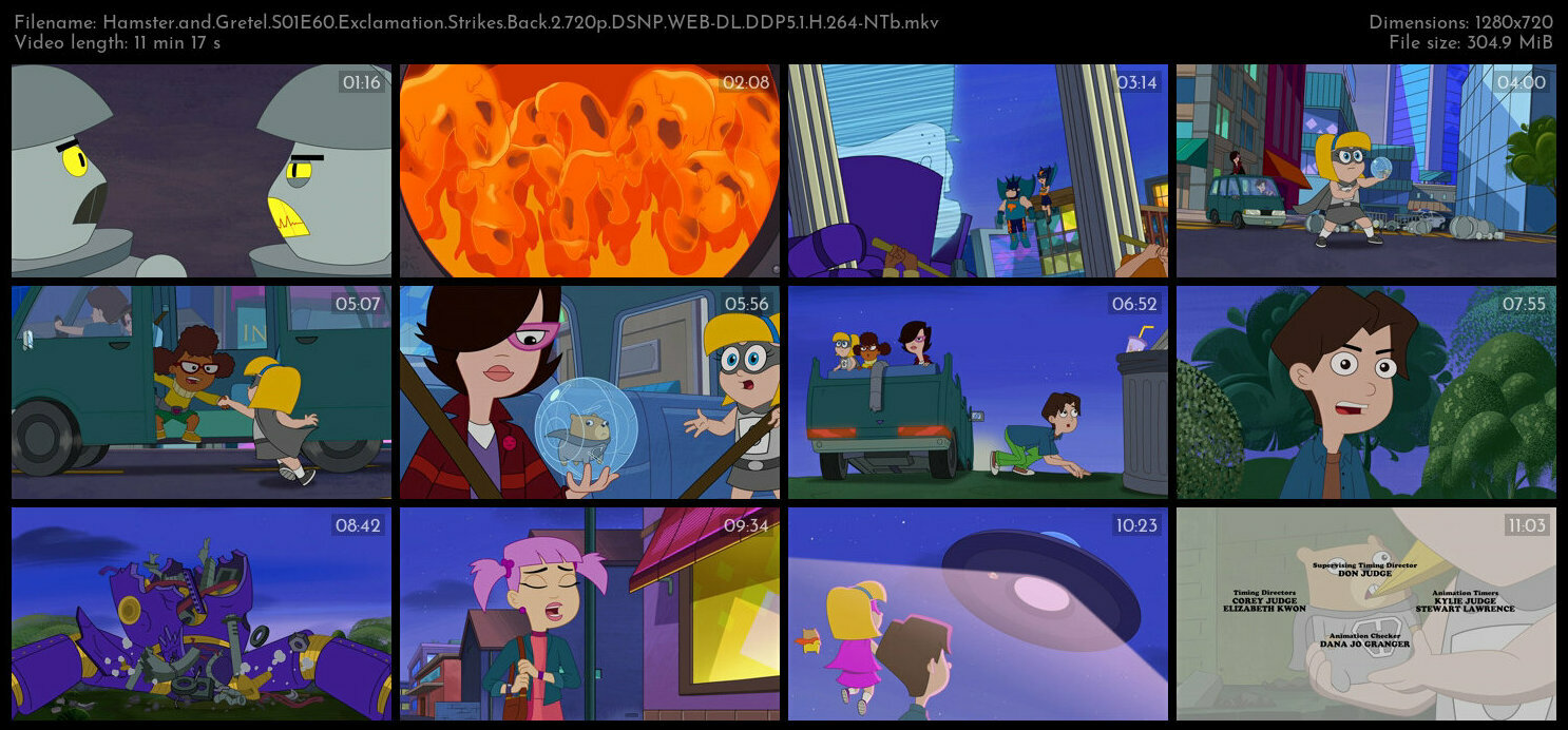 Hamster and Gretel S01E60 Exclamation Strikes Back 2 720p DSNP WEB DL DDP5 1 H 264 NTb TGx