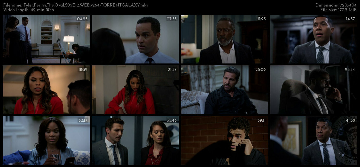 Tyler Perrys The Oval S05E12 WEB x264 TORRENTGALAXY