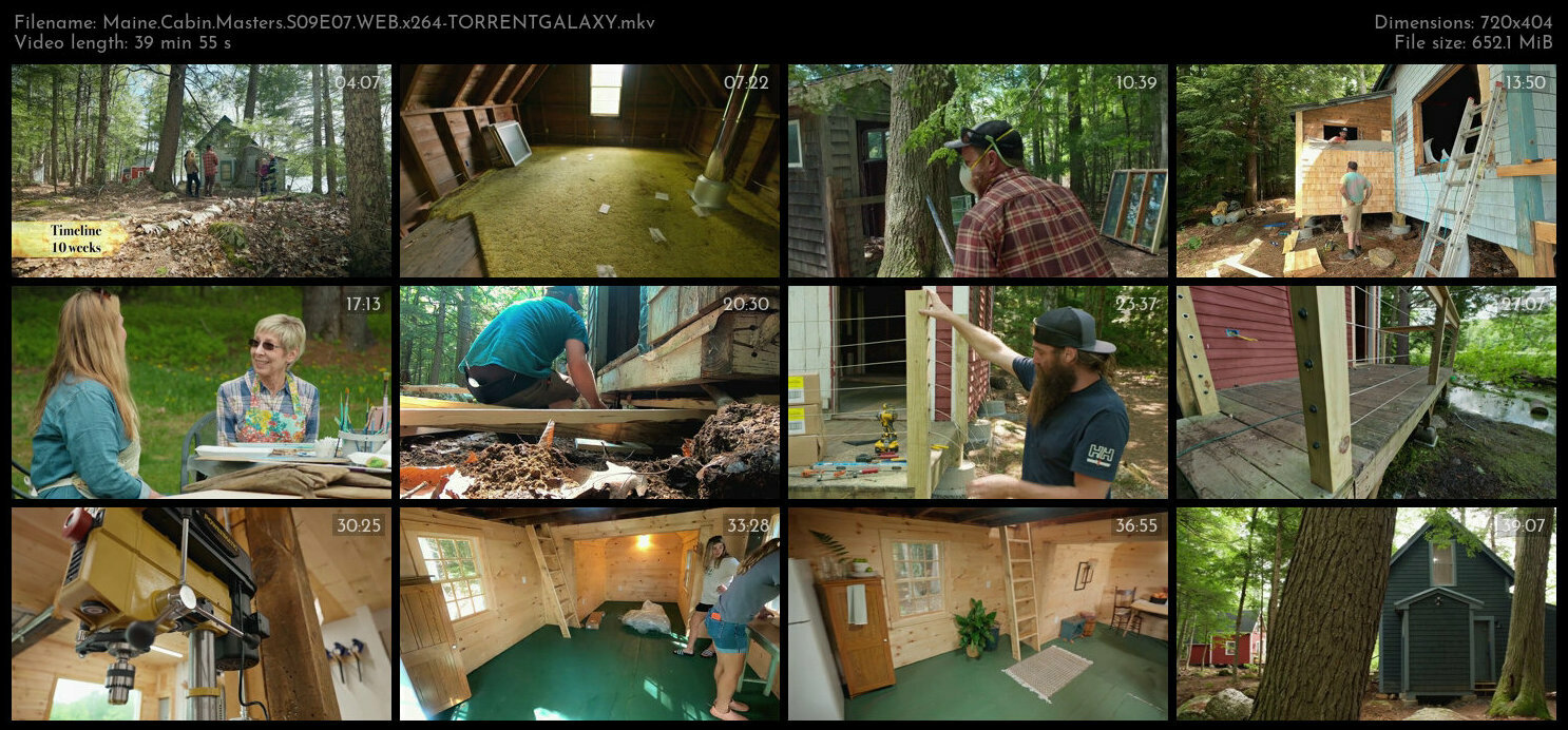 Maine Cabin Masters S09E07 WEB x264 TORRENTGALAXY