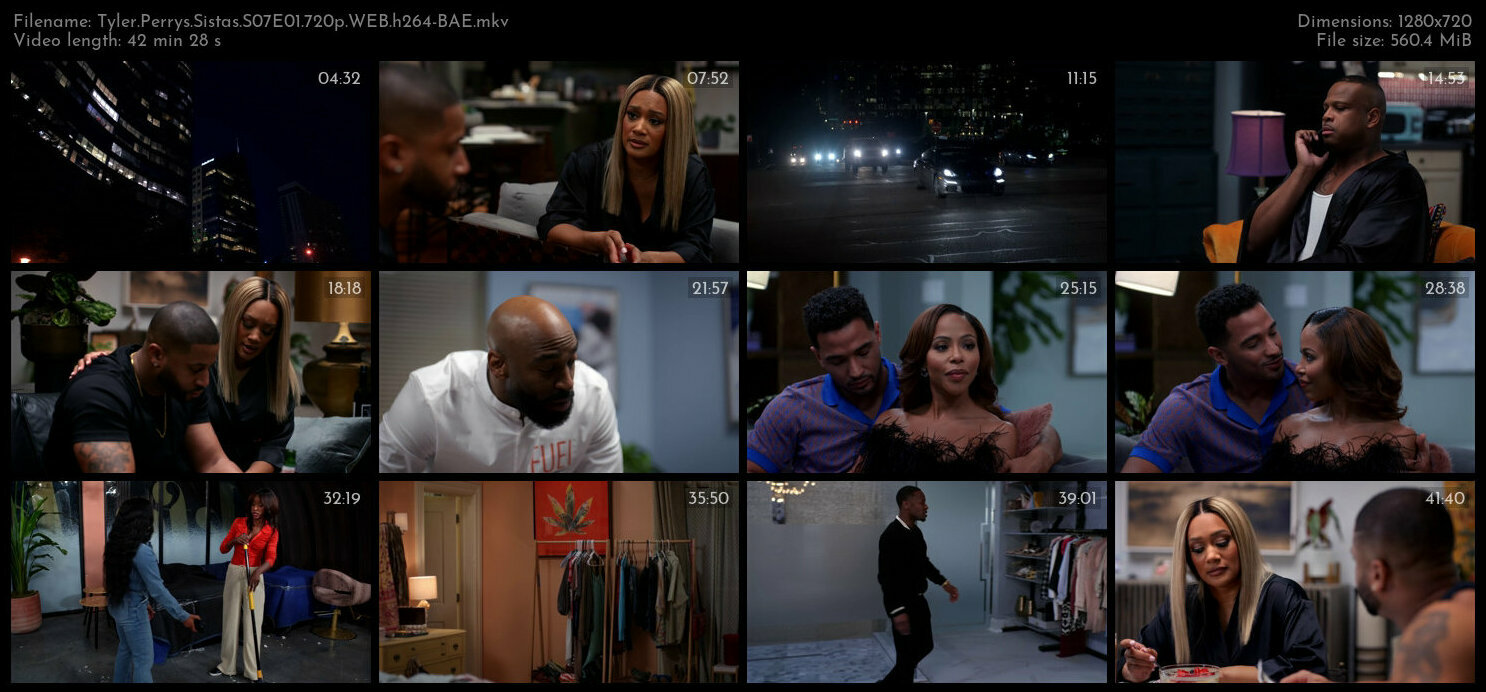 Tyler Perrys Sistas S07E01 720p WEB h264 BAE TGx