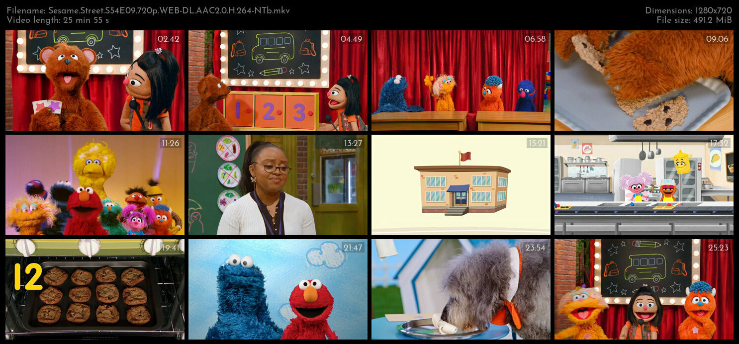 Sesame Street S54E09 720p WEB DL AAC2 0 H 264 NTb TGx