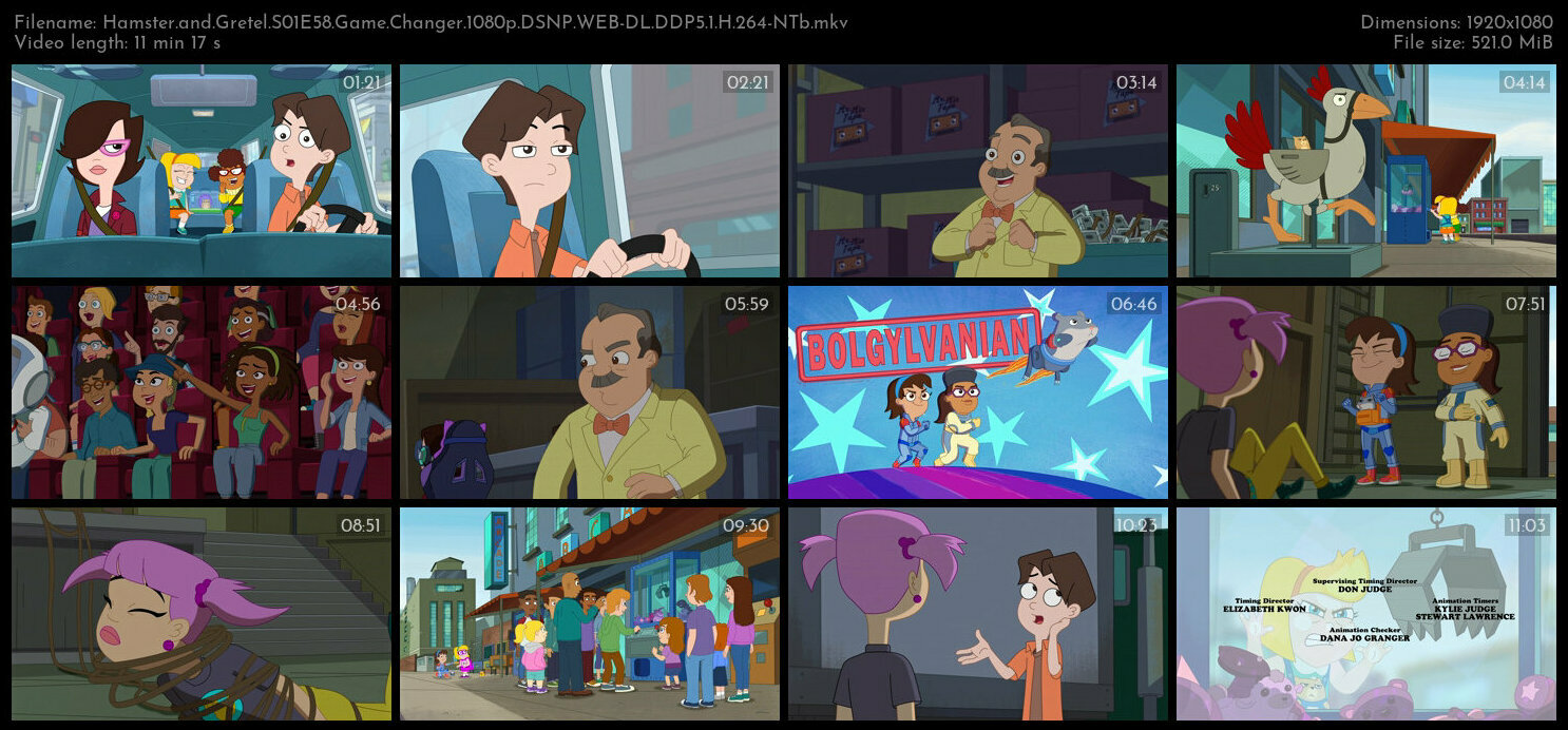 Hamster and Gretel S01E58 Game Changer 1080p DSNP WEB DL DDP5 1 H 264 NTb TGx
