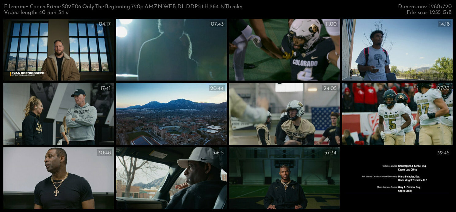 Coach Prime S02E06 Only The Beginning 720p AMZN WEB DL DDP5 1 H 264 NTb TGx