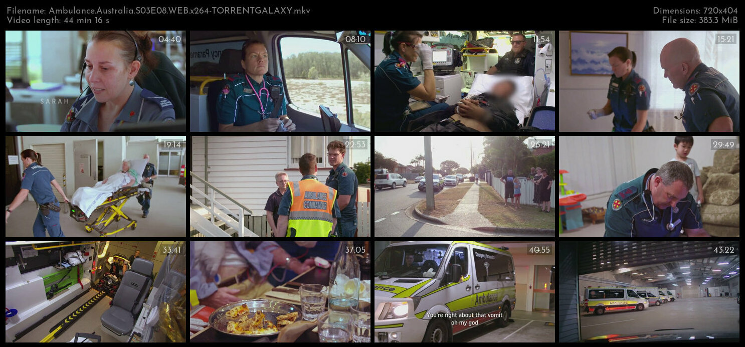 Ambulance Australia S03E08 WEB x264 TORRENTGALAXY