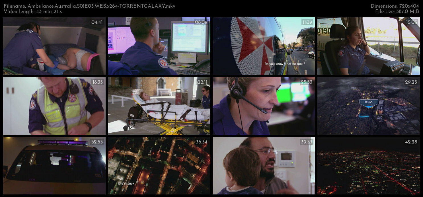 Ambulance Australia S01E05 WEB x264 TORRENTGALAXY