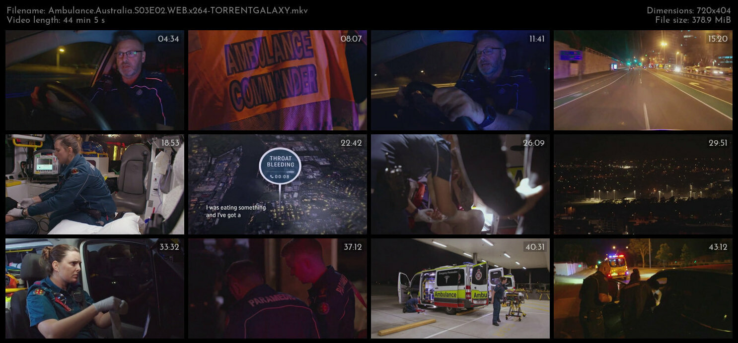 Ambulance Australia S03E02 WEB x264 TORRENTGALAXY