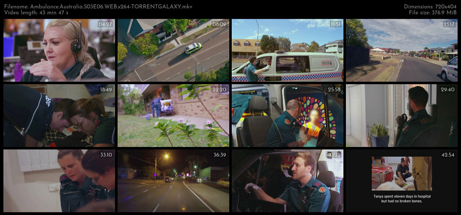 Ambulance Australia S03E06 WEB x264 TORRENTGALAXY