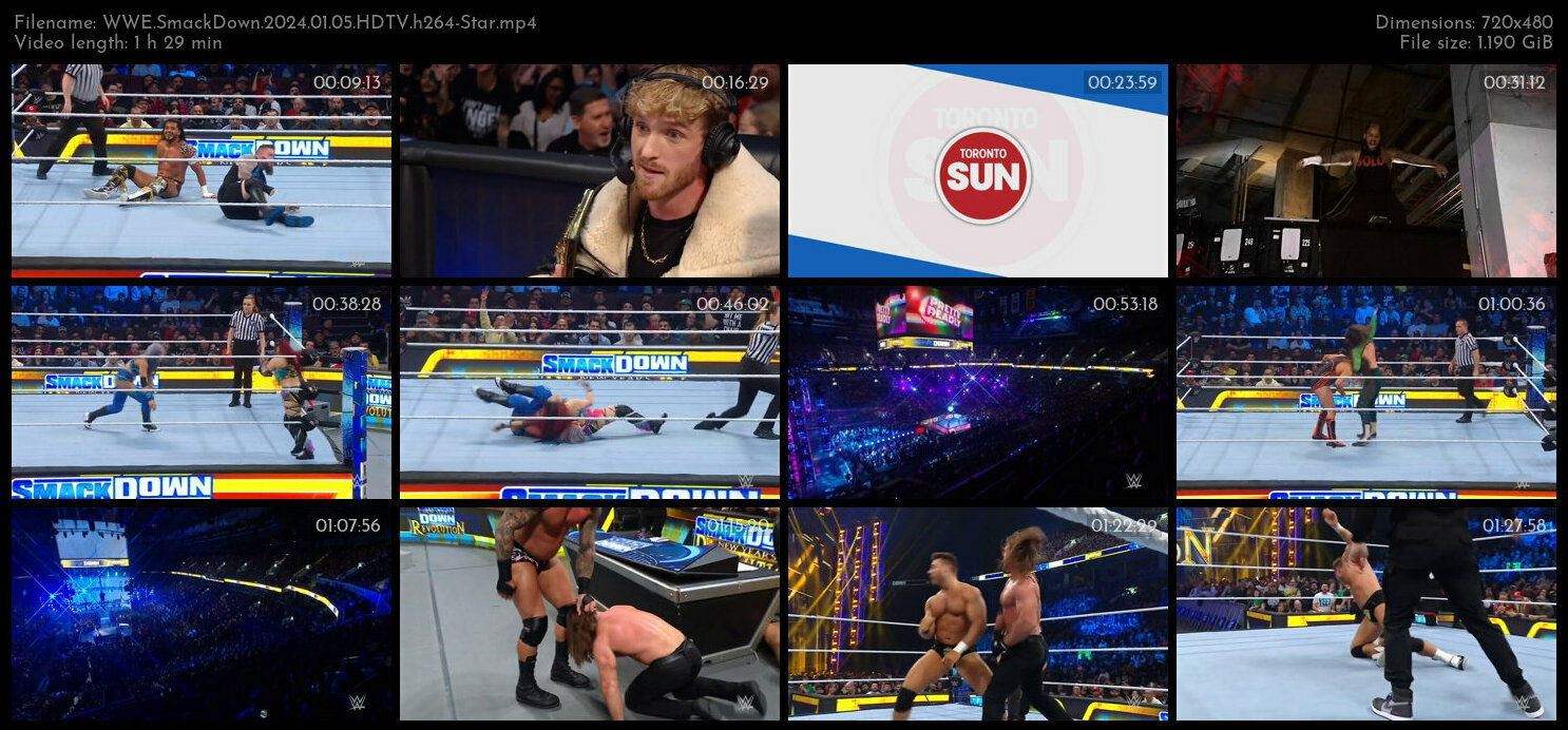 WWE SmackDown 2024 01 05 HDTV h264 Star TGx