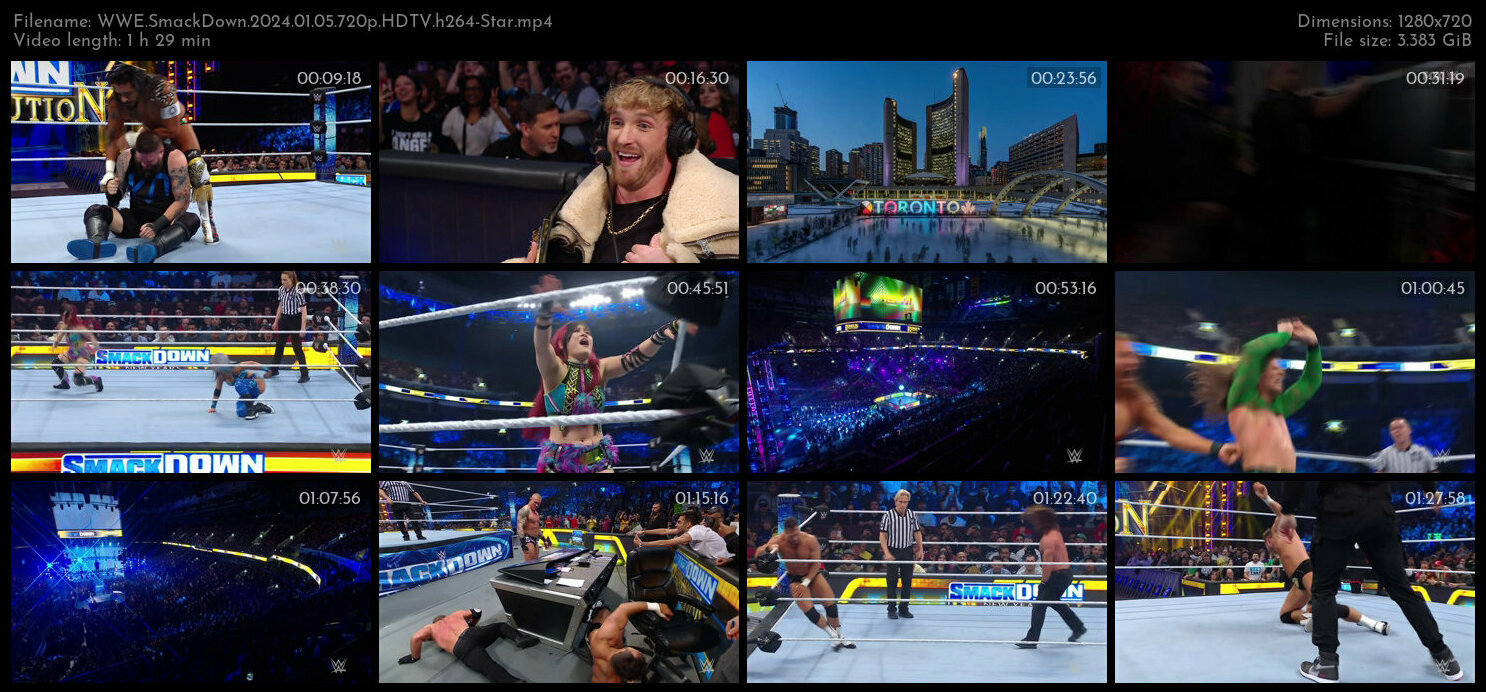 WWE SmackDown 2024 01 05 720p HDTV h264 Star TGx